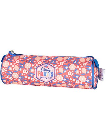 Estuche redondo infantil 22 cm estampado frutas limón – kip
