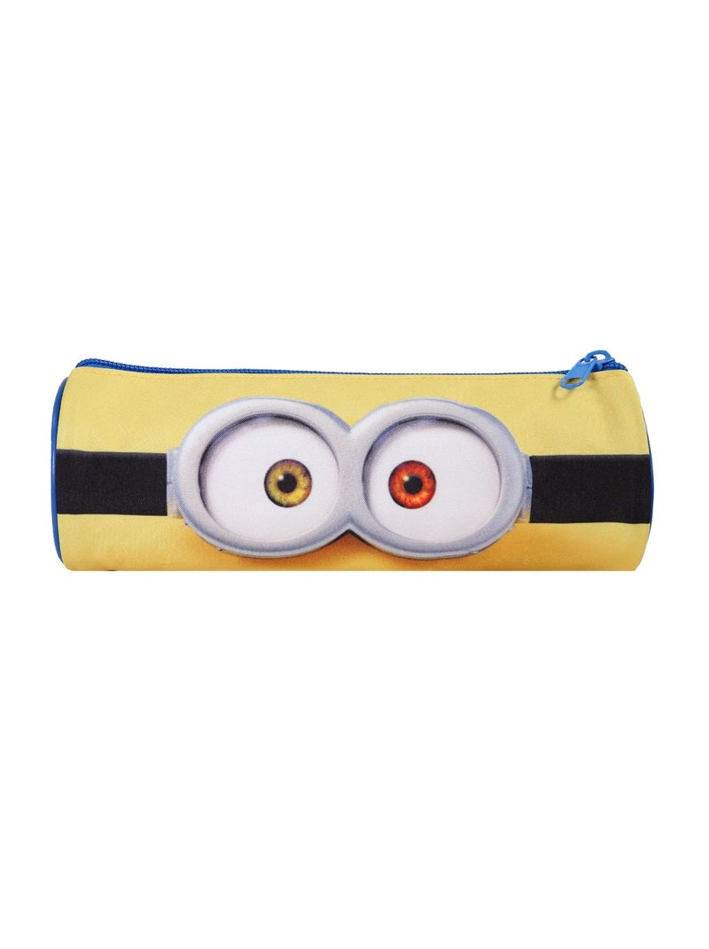 Estuche redondo minions 22 cm Amarillo - Kiabi