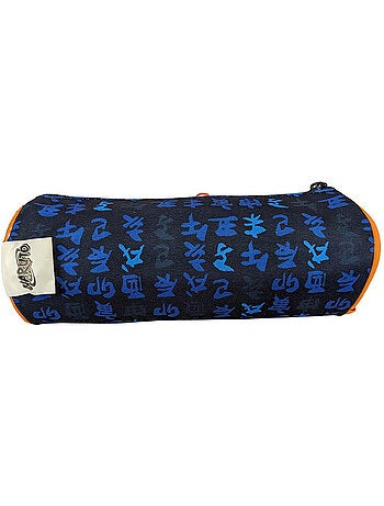 Estuche redondo naruto letters de lona