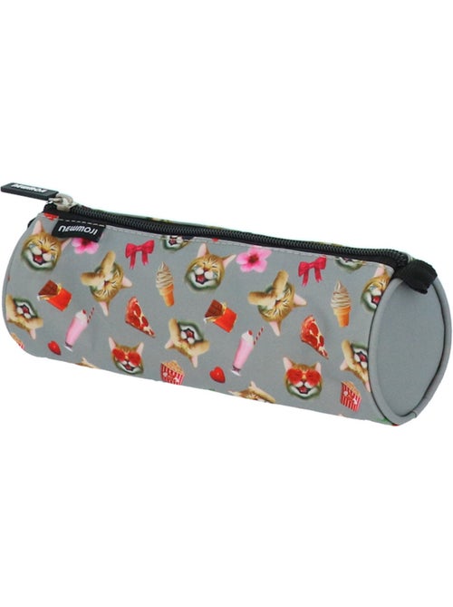 Estuche redondo newmoji gatos – 22 cm con cremallera – 1 compartimento newmoji - Kiabi Estuche redondo newmoji gatos – 22 cm con cremallera – 1 compartimento newmoji - Kiabi