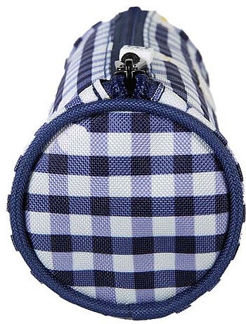 Estuche redondo niña POL FOX Daisy azul marino motivo margarita