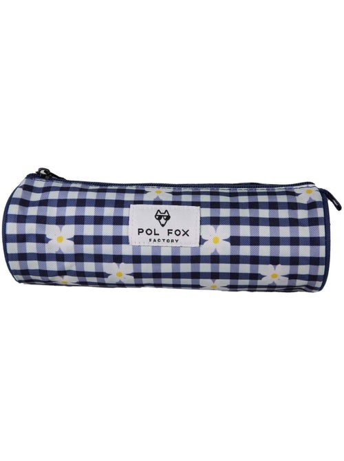 Estuche redondo niña POL FOX Daisy azul marino motivo margarita - Kiabi Estuche redondo niña POL FOX Daisy azul marino motivo margarita - Kiabi