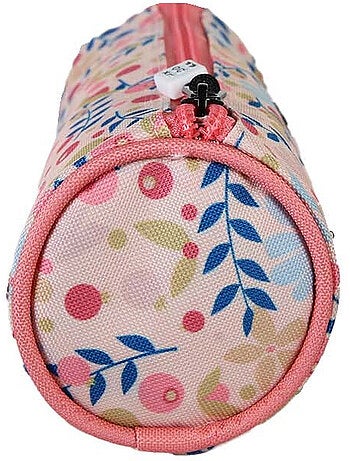 Estuche redondo niña POL FOX Happy Blush rosa motivo flor