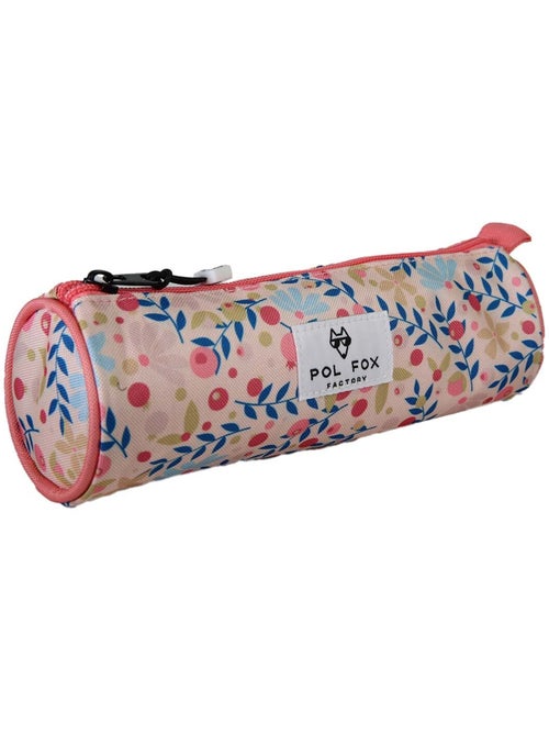 Estuche redondo niña POL FOX Happy Blush rosa motivo flor - Kiabi Estuche redondo niña POL FOX Happy Blush rosa motivo flor - Kiabi