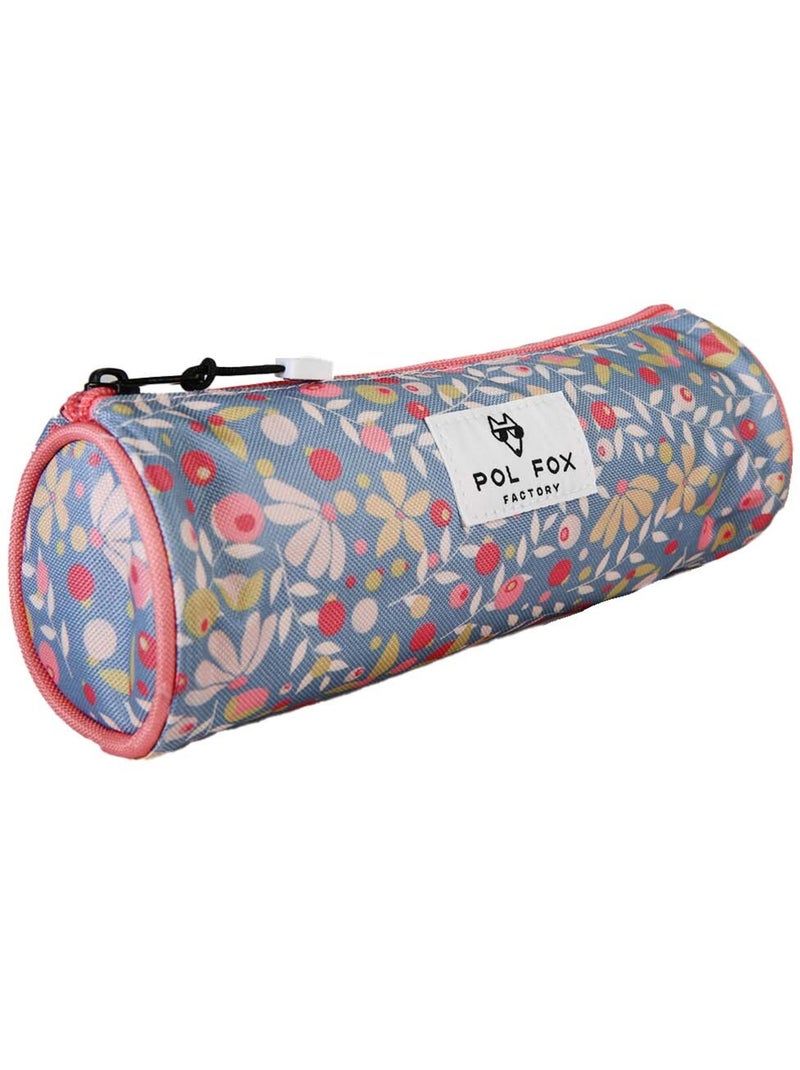 Estuche redondo niña POL FOX Happy Jean azul marino motivo flor Azul marino - Kiabi