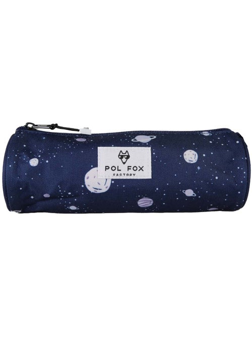 Estuche redondo niño POL FOX Cosmo azul marino motivo planetas - Kiabi Estuche redondo niño POL FOX Cosmo azul marino motivo planetas - Kiabi
