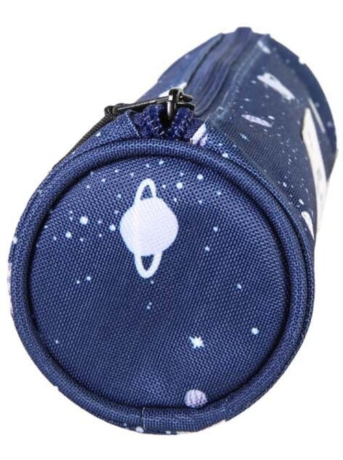 Estuche redondo niño POL FOX Cosmo azul marino motivo planetas - Kiabi Estuche redondo niño POL FOX Cosmo azul marino motivo planetas - Kiabi