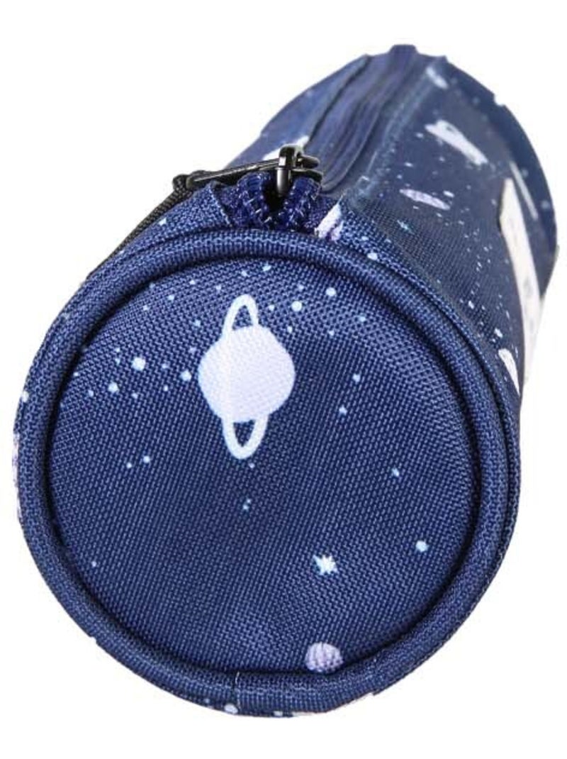 Estuche redondo niño POL FOX Cosmo azul marino motivo planetas Azul marino - Kiabi
