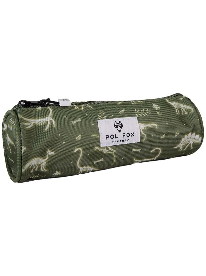 Estuche redondo niño POL FOX Jurassic verde motivo dinosaurio Verde - Kiabi