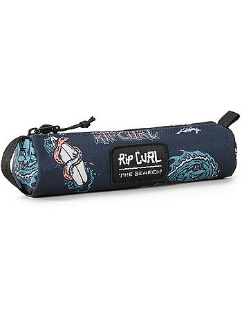 Estuche redondo rip curl de tejido reciclado con motivos surf