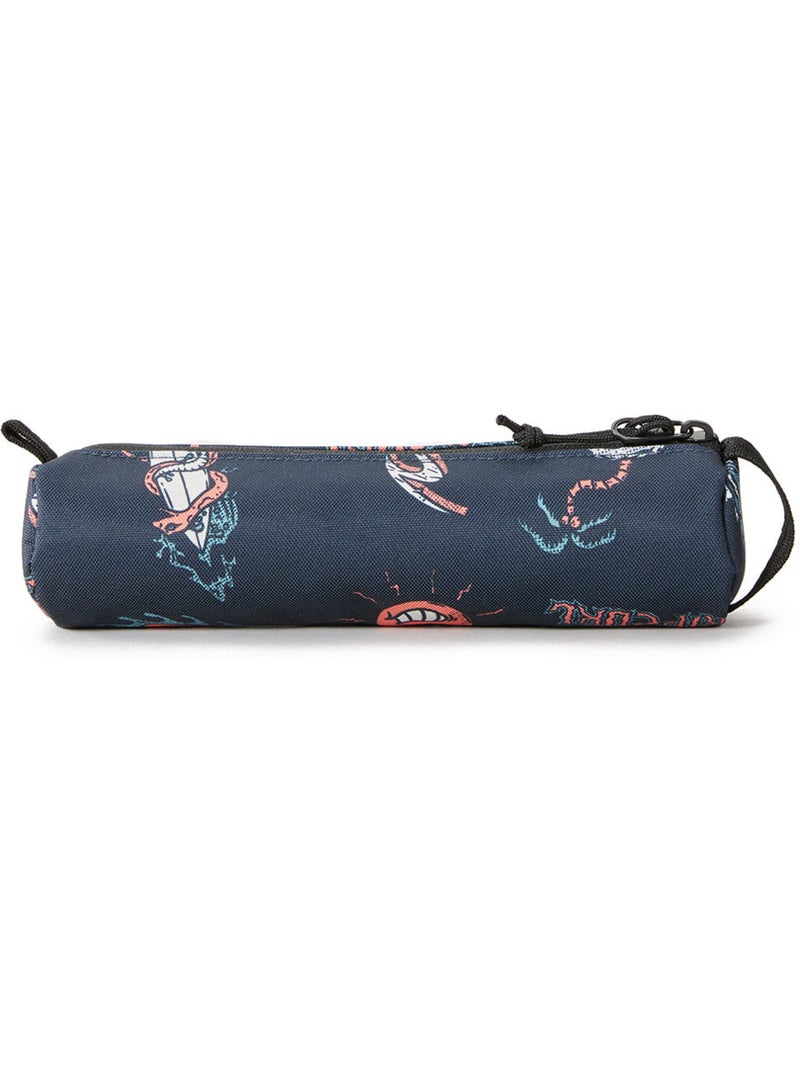 Estuche redondo rip curl de tejido reciclado con motivos surf Azul Naranja - Kiabi