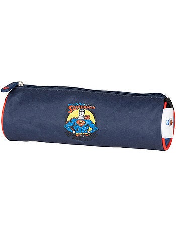 Estuche redondo superman 'man of steel' – cremallera 22 cm superman