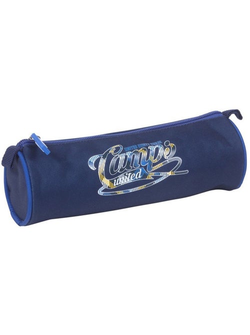 Estuche redondo 'tadify' con cremallera 22 cm azul noche con asas - Kiabi Estuche redondo 'tadify' con cremallera 22 cm azul noche con asas - Kiabi