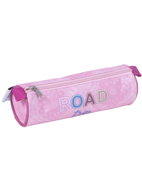 Estuche redondo teo jasmin road trip de tejido estampado - Kiabi Estuche redondo teo jasmin road trip de tejido estampado - Kiabi