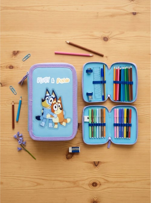 Estuche relleno 3 compartimentos bluey bbc studios - Kiabi Estuche relleno 3 compartimentos bluey bbc studios - Kiabi