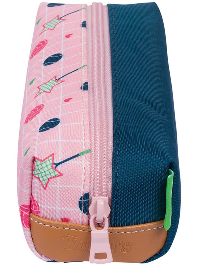 Estuche – sencillo 21 cm – colección escolar 2027 – tann's Verde/Rosa - Kiabi