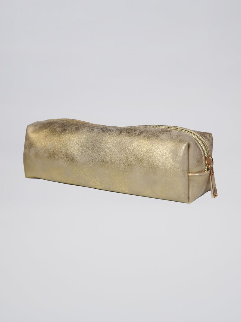 Estuche sintético dorado dorado - Kiabi