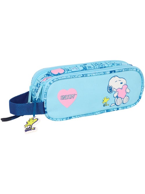 Estuche snoopy doble rectangular con cremallera - 2 compartimentos - Kiabi Estuche snoopy doble rectangular con cremallera - 2 compartimentos - Kiabi