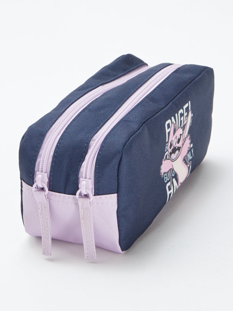 Estuche 'Stitch' 'Disney' con 2 compartimentos Negro - Kiabi