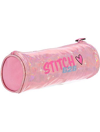 Estuche stitch – holográfico – 22 cm – lilo y stitch