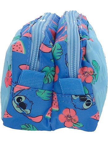 Estuche stitch – sandía alta gama 2 compartimentos – 23 cm – lilo y stitch