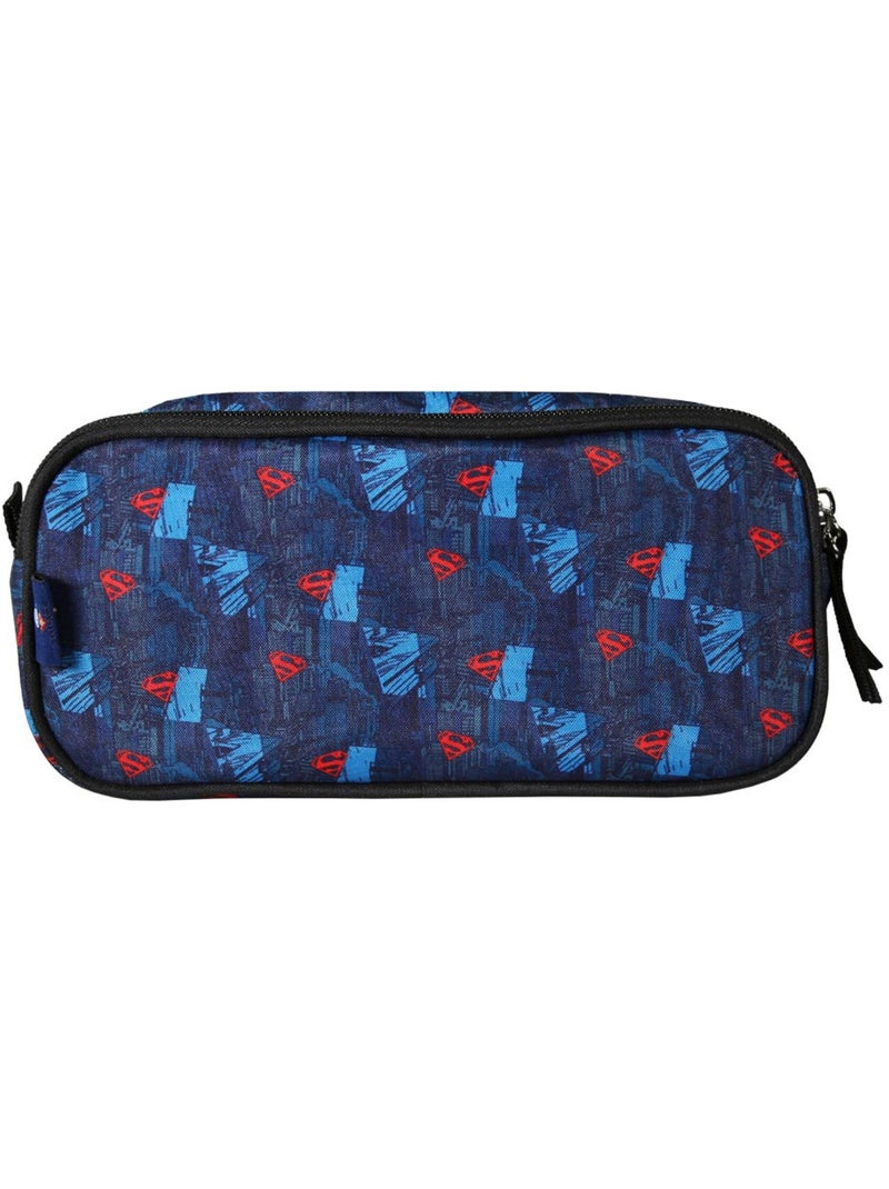 Estuche superman – rectangular 2 compartimentos – 22 cm Multicolor - Kiabi