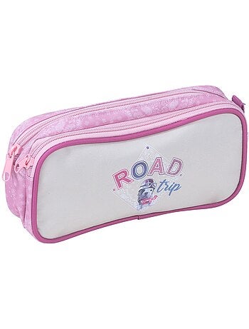 Estuche 'teo jasmin' 2 compartimentos rectangular 22 cm - road trip