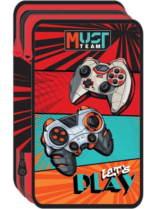 Estuche triple compartimento 'let's play gaming' – must team - Kiabi Estuche triple compartimento 'let's play gaming' – must team - Kiabi