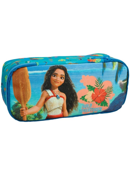 Estuche 'vaiana' 23 cm rectangular con 2 compartimentos con cremallera disney - Kiabi Estuche 'vaiana' 23 cm rectangular con 2 compartimentos con cremallera disney - Kiabi