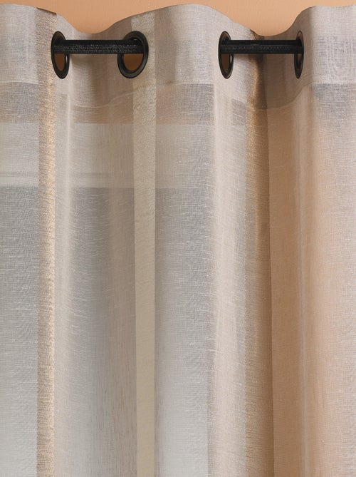 Etamine voile rayas verticales - Kiabi Etamine voile rayas verticales - Kiabi