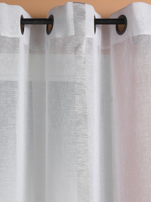 Etamine voile rayas verticales - Kiabi Etamine voile rayas verticales - Kiabi