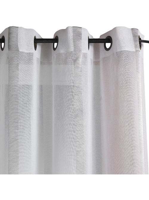 Etamine voile rayas verticales - Kiabi Etamine voile rayas verticales - Kiabi