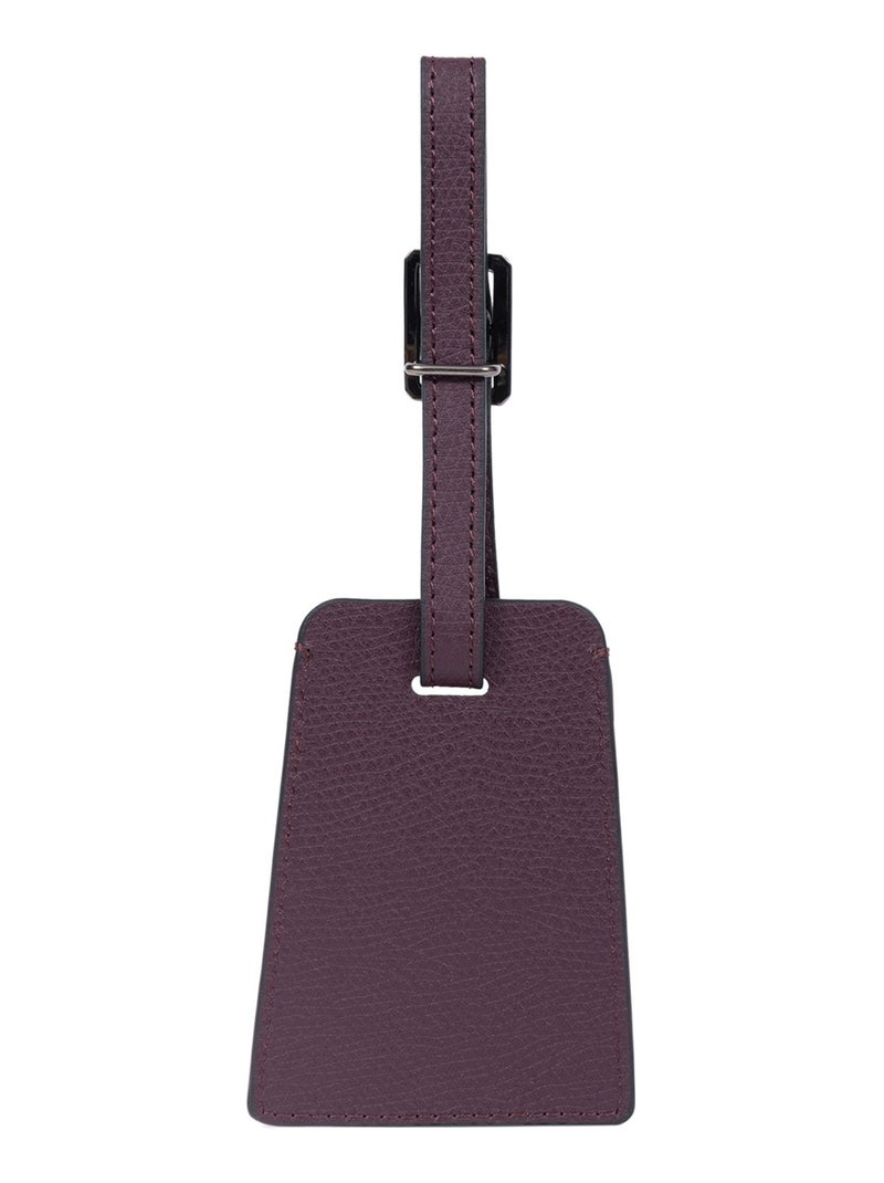 Etiqueta de equipaje - Cuero DANDY Burdeos - Kiabi
