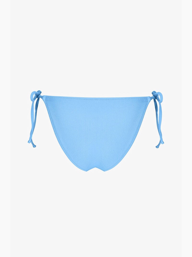 Eulina braga de bikini de tiro medio texturizada penti Azul cielo - Kiabi
