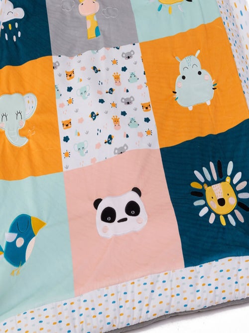 EUREKAKIDS - Alfombra de juego para bebés con peluches sensoriales - De 0 a 3 años - Kiabi