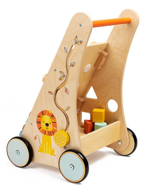 EUREKAKIDS - Andador de madera 6 actividades Jungle - De 1 a 2 años - Kiabi