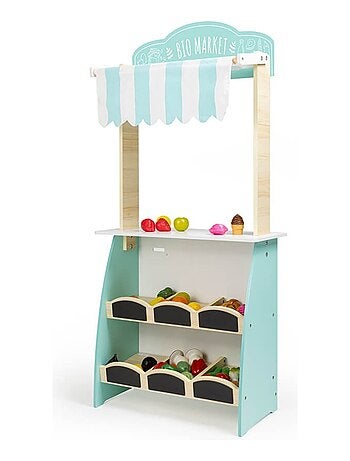 Eurekakids - banco de trabajo de comerciante de madera para niños - de 3 a 12 años