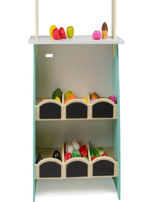 EUREKAKIDS - Banco de trabajo de comerciante de madera para niños - De 3 a 12 años - Kiabi