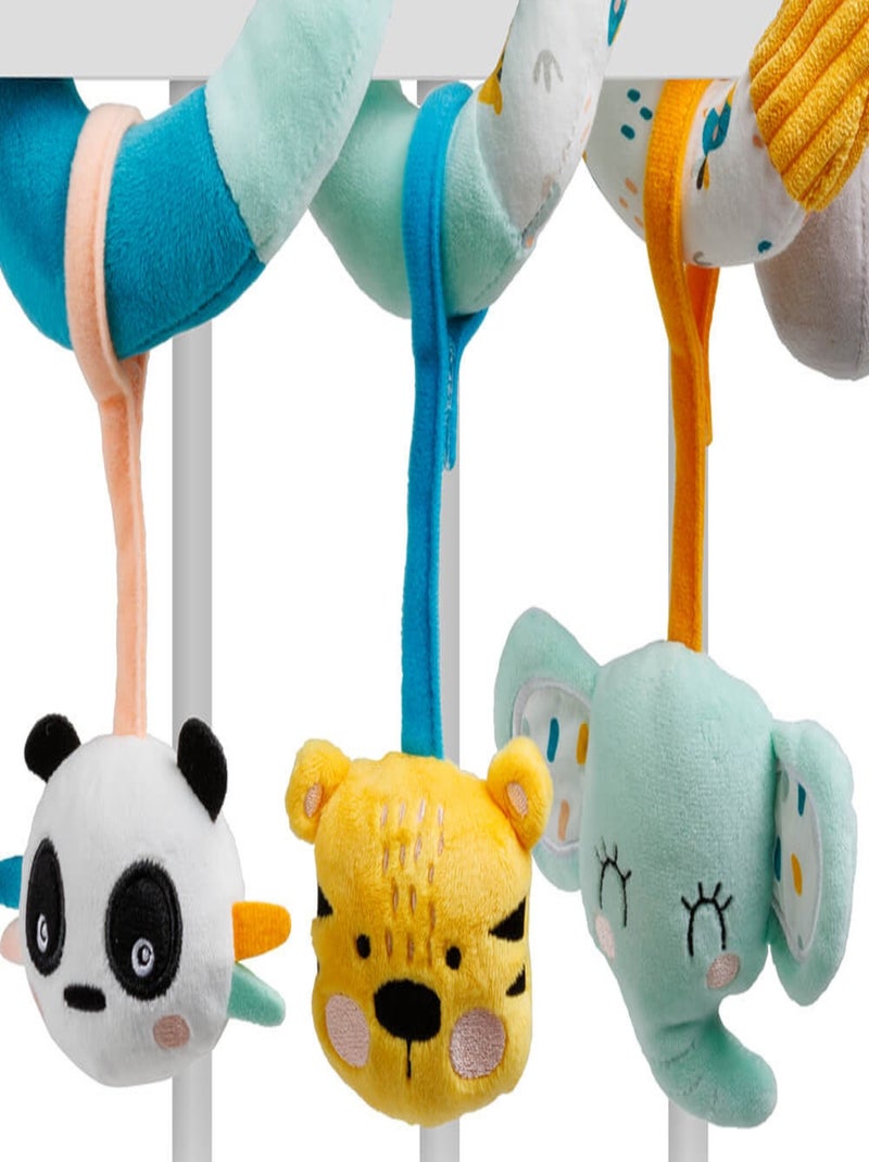 EUREKAKIDS - Espiral de actividades para cuna y parque infantil - De 0 a 3 años Multicolor - Kiabi