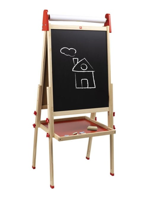 EUREKAKIDS - Pizarra de madera 3 en 1 para niños - De 3 a 12 años - Kiabi