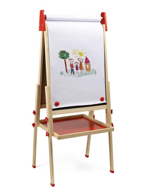 EUREKAKIDS - Pizarra de madera 3 en 1 para niños - De 3 a 12 años - Kiabi