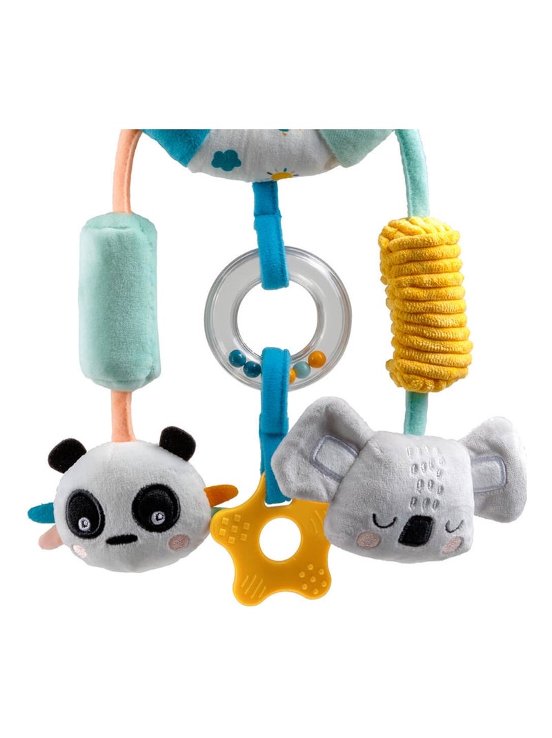 EUREKAKIDS - Sonajero colgante grande para bebé - De 0 a 3 años Multicolor - Kiabi