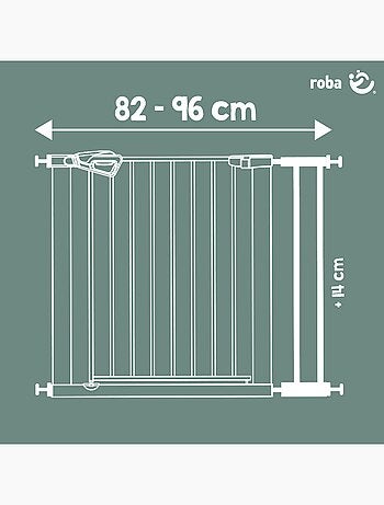 Extensión minimalista 14 cm para barandilla de seguridad easySafe+ Roba