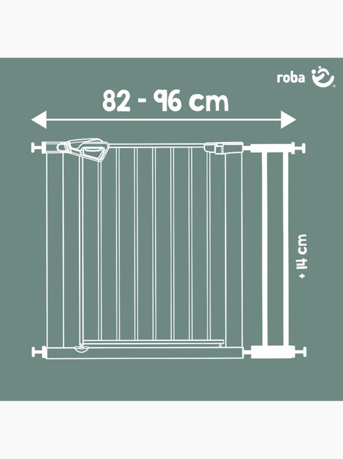 Extensión minimalista 14 cm para barandilla de seguridad easySafe+ Roba - Kiabi
