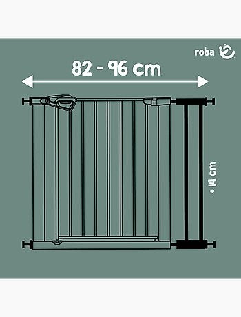Extensión minimalista 14 cm para barandilla de seguridad easySafe+ Roba