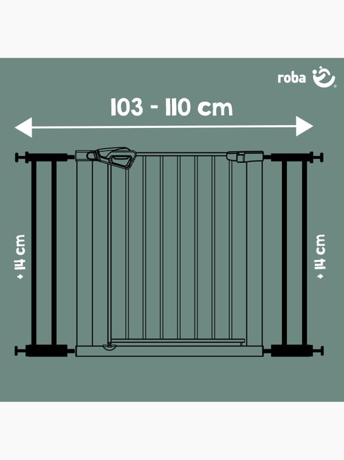 Extensión minimalista 14 cm para barandilla de seguridad easySafe+ Roba - Kiabi