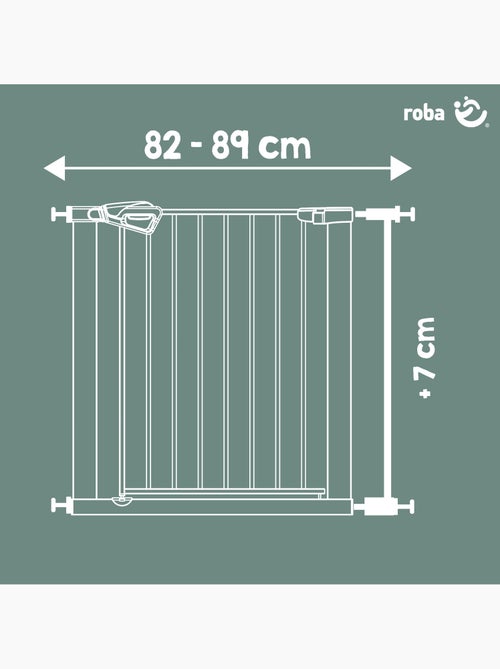 Extensión minimalista 7 cm para barandilla de seguridad easySafe+ Roba - Kiabi