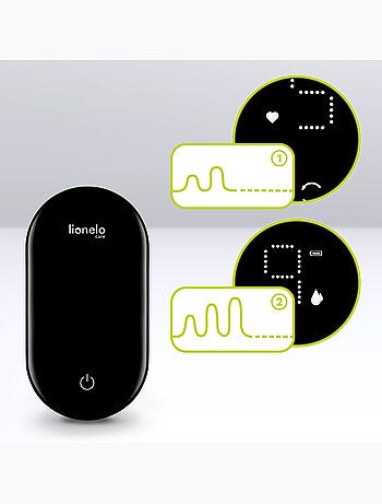 Extractor de leche bifásico doble LIONELO Twee Go - Pantalla fácil de leer - Accesorios incluidos