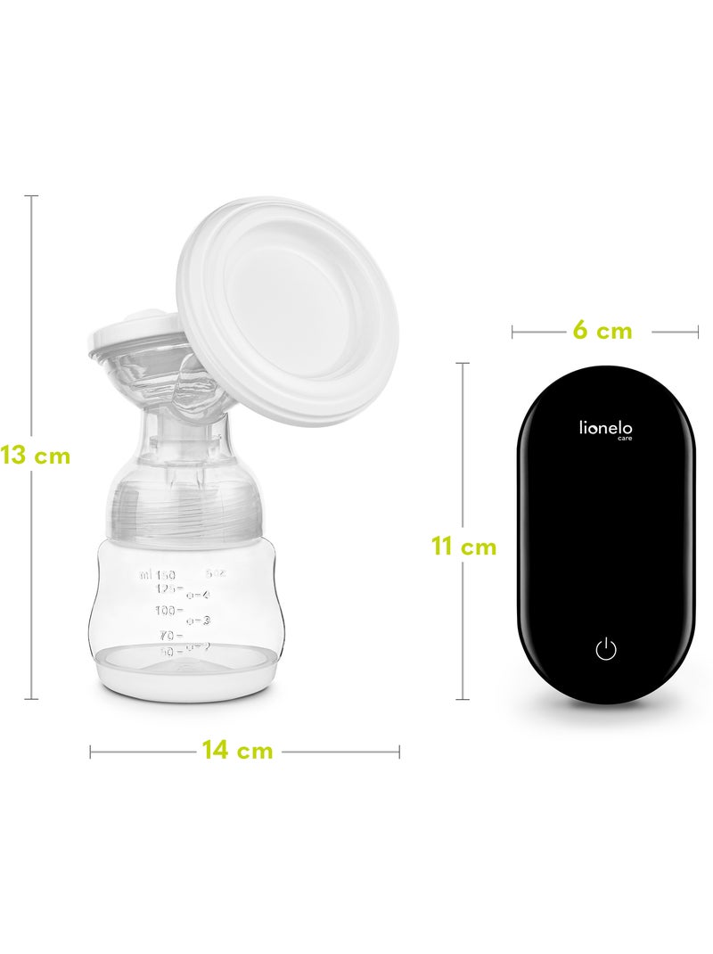 Extractor de leche eléctrico LIONELO Fidi Go - 150 ml - Pantalla fácil de leer - Accesorios incluido Blanco - Kiabi