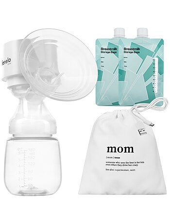 Extractor de leche eléctrico LIONELO Fidi One - Funcionamiento inalámbrico durante 2 horas - Capacid